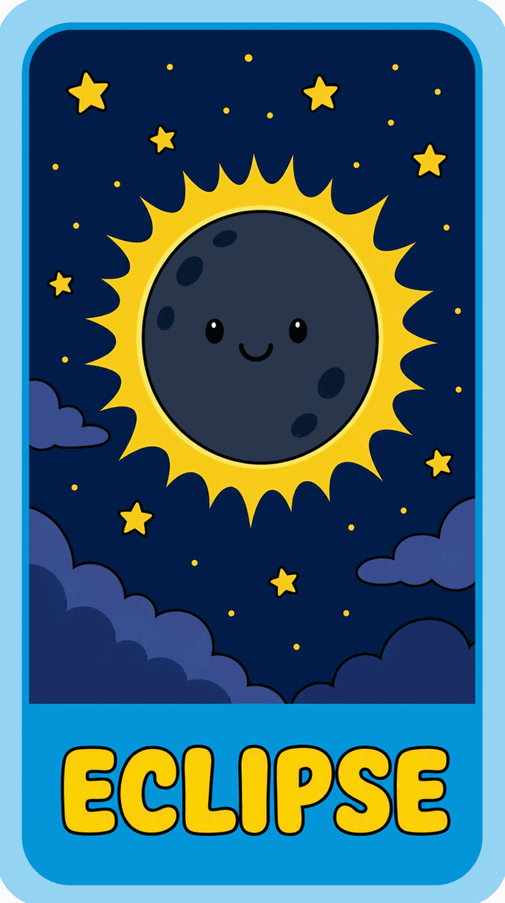 Eclipse word card